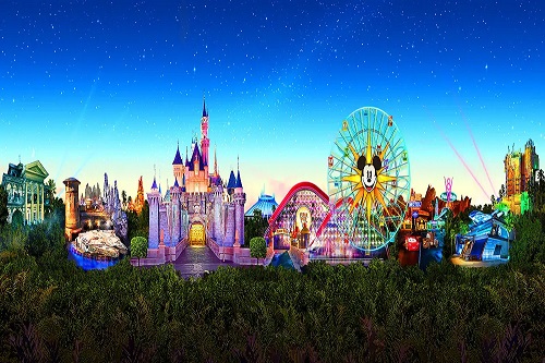 Disneylandia Califórnia Resort Park Ingresso de 1 dia  Park Hopper